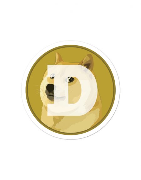 Dogecoin Sticker