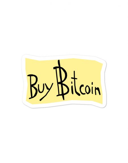 Buy Bitcoin Backlit Sticker
