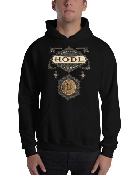 HODL To The Moon Front & Back Hoodie