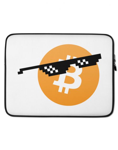 Bitcoin Thug Life Laptop Sleeve
